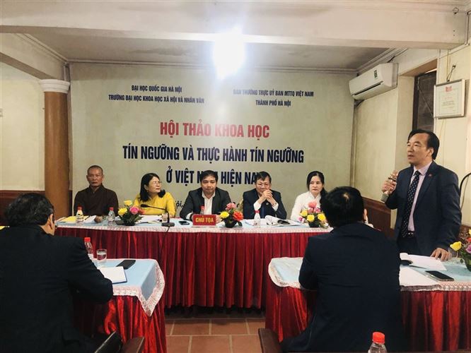 Hội thảo khoa học Tín ngưỡng và thực hành tín ngưỡng ở Việt Nam hiện nay
