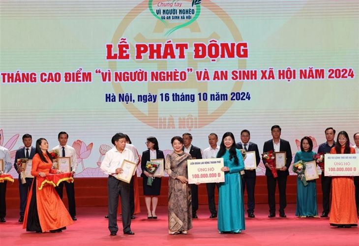 Hà Nội: Dự kiến ngày 30/10 tổ chức Lễ phát động Tháng cao điểm “Vì người nghèo” và an sinh xã hội năm 2025