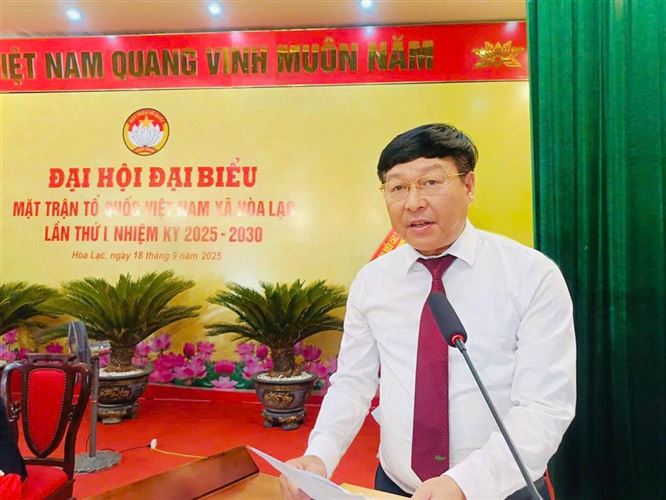 Mặt trận Tổ quốc xã Hòa Lạc khẳng định vai trò trung tâm khối đại đoàn kết