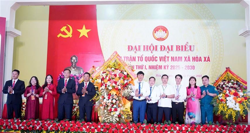 Đại hội đại biểu Mặt trận Tổ quốc xã Hòa Xá nhiệm kỳ 2025-2030 thành công tốt đẹp