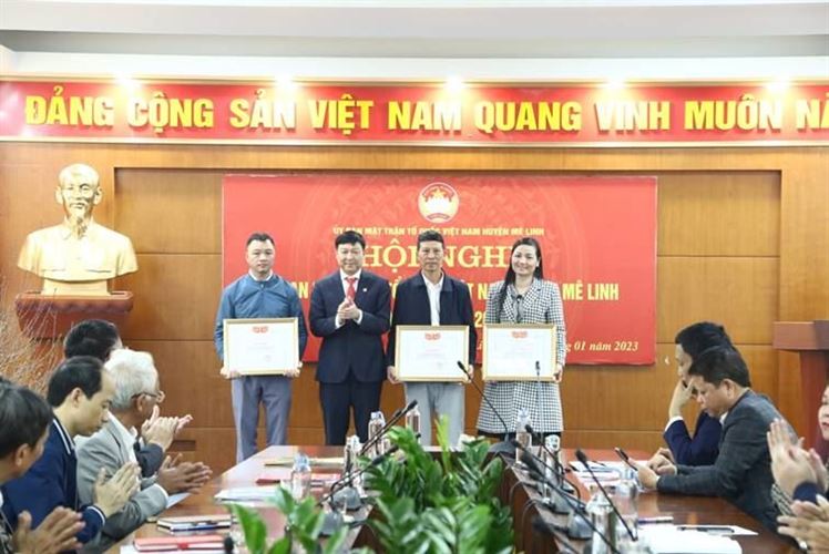 Ủy ban MTTQ Việt Nam huyện Mê Linh tổ chức Hội nghị làn thứ IX nhiệm kỳ 2019 – 2024.