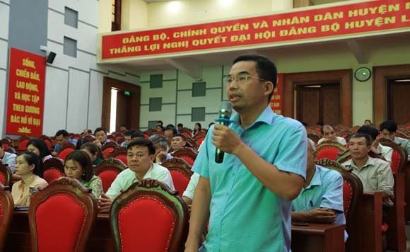 Đại biểu HĐND Thành phố Hà Nội tiếp xúc cử tri huyện Mê Linh  trước Kỳ họp thường lệ giữa năm 2024 HĐND Thành phố