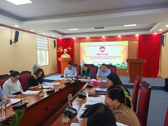 Hội nghị Ủy ban MTTQ Việt Nam huyện Mê Linh lần thứ II, nhiệm kỳ 2024 – 2029
