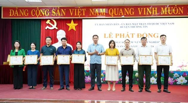 Huyện Thường Tín triển khai tháng cao điểm “Vì người nghèo”  và an sinh xã hội năm 2024