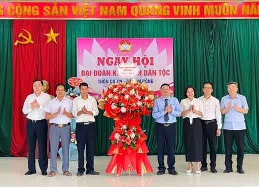 Sôi nổi ngày hội đại đoàn kết toàn dân tộc thôn Cư An, xã Tam Đồng, huyện Mê Linh