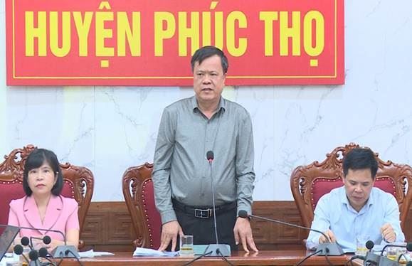 Phúc Thọ tổ chức hội nghị góp ý phản biện xã hội đối với dự thảo Báo cáo kết quả thực hiện nhiệm vụ phát triển kinh tế-xã hội, quốc phòng-an ninh  năm 2024