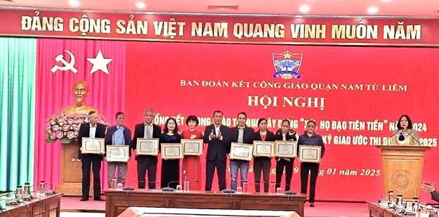 Quận Nam Từ Liêm tổng kết phong trào thi đua xây dựng “Xứ, họ đạo tiên tiến” trong đồng bào Công giáo quận năm 2025