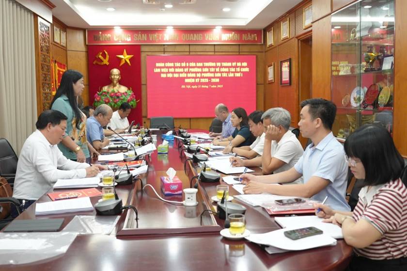 Văn kiện Đại hội phải thể hiện bản sắc riêng của Sơn Tây