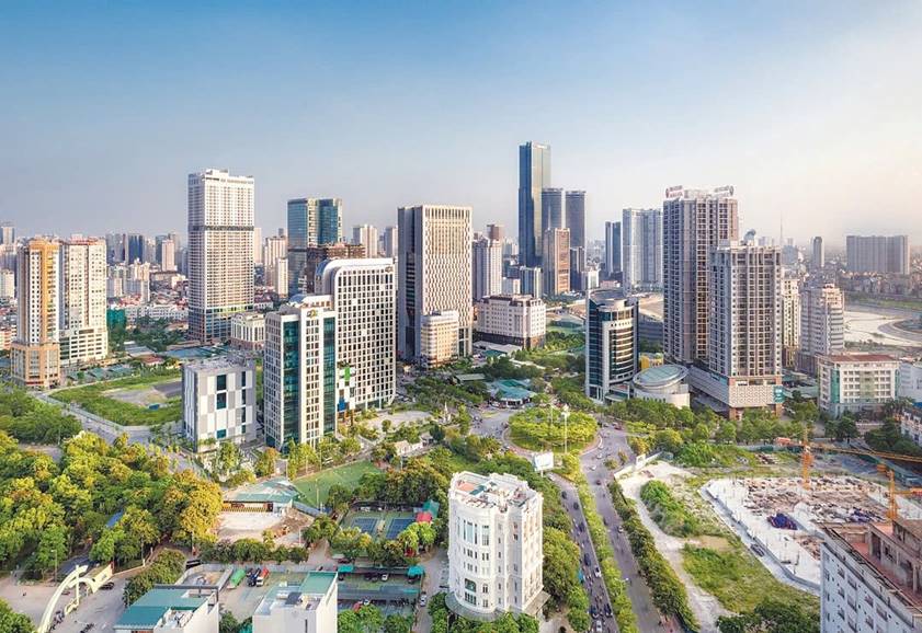 Diện mạo đô thị của thành phố Hà Nội hôm nay. Ảnh: Viết Thành