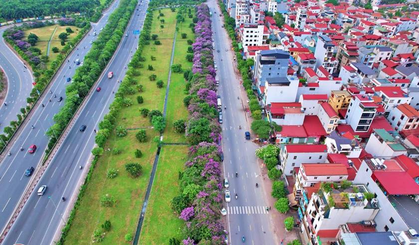 Diện mạo đô thị của thành phố Hà Nội hôm nay. Ảnh: CTV