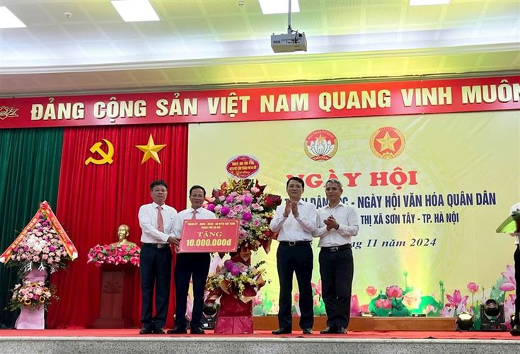 Thôn Nhà Thờ tưng bừng Ngày hội Đại đoàn kết toàn dân tộc năm 2024