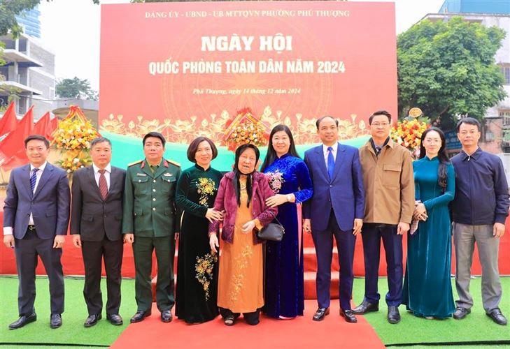 Phường Phú Thượng phát huy sức mạnh đại đoàn kết để xây dựng “thế trận lòng dân”