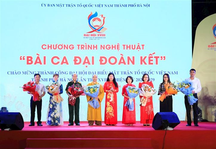 Chương trình nghệ thuật chào mừng thành công Đại hội MTTQ Việt Nam thành phố Hà Nội