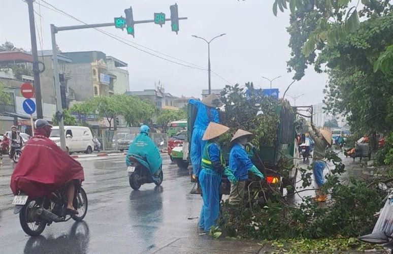 Hà Nội: Tập trung thu gom vận chuyển, xử lý rác thải sau cơn bão số 3