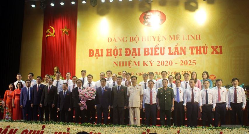 Đại hội đại biểu Đảng bộ huyện Mê Linh lần thứ XI, nhiệm kỳ 2020 – 2025 thành công tốt đẹp