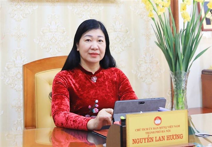 Chủ tịch Ủy ban Mặt trận Tổ quốc Việt Nam thành phố Hà Nội Nguyễn Lan Hương: Củng cố khối đại đoàn kết toàn dân tộc tại khu dân cư