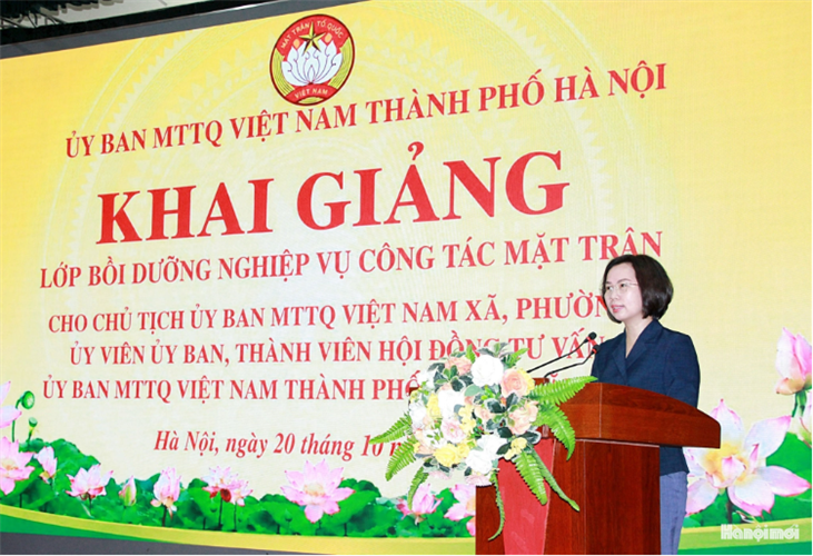 Cán bộ mặt trận phải giải quyết được những bài toán phát sinh từ thực tiễn