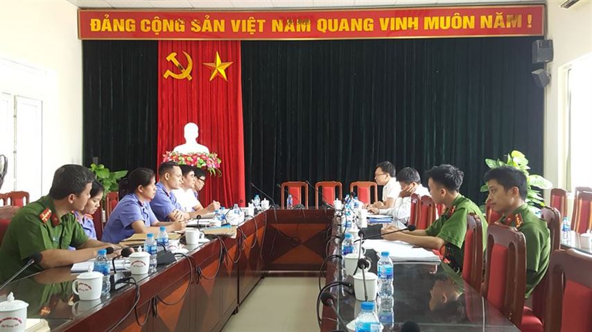 Quận Long Biên kiểm sát việc thi hành án hình sự tại UBND phường 