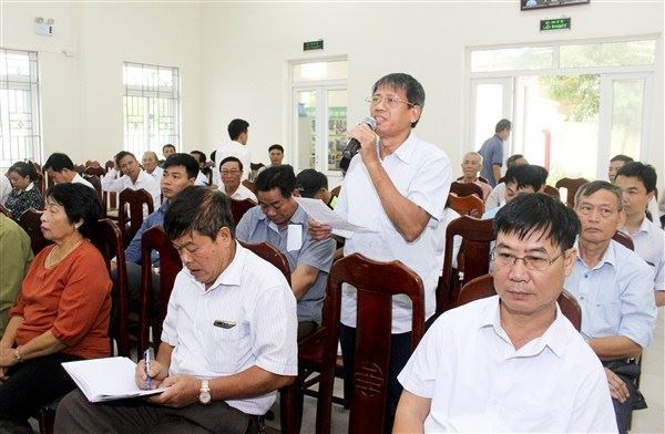 Đại biểu Quốc hội TP Hà Nội tiếp xúc cử tri huyện Gia Lâm
