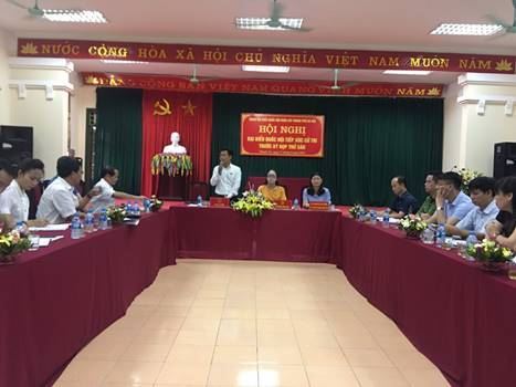 Đại biểu Quốc hội TP khóa XIV tiếp xúc với cử tri huyện Thanh Trì trước kỳ họp thứ 6