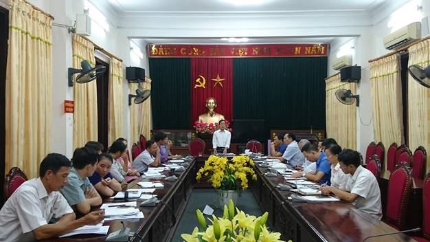Ủy ban MTTQ Việt Nam huyện Đan Phượng tổ chức giao ban công tác Mặt trận quý III năm 2018