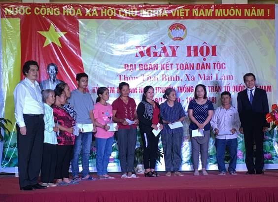 Ngày hội Đại đoàn kết toàn dân tộc thôn Thái Bình, xã Mai Lâm, huyện Đông Anh