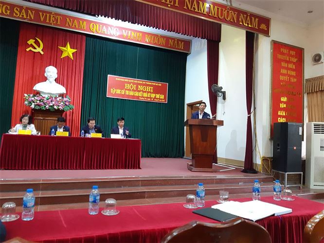 Huyện Thường Tín tổ chức Hội nghị tiếp xúc cử tri của đại biểu Quốc hội  Báo cáo kết quả kỳ họp thứ 6, Quốc hội khóa XIV