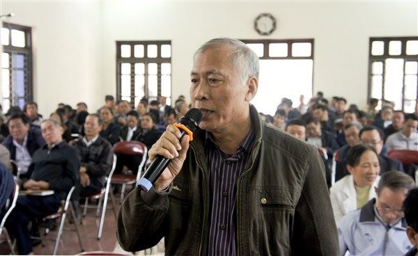 Gia Lâm tổ chức hội nghị tập huấn, quy trình lấy ý kiến về sự hài lòng của người dân đối với kết quả xây dựng nông thôn mới.