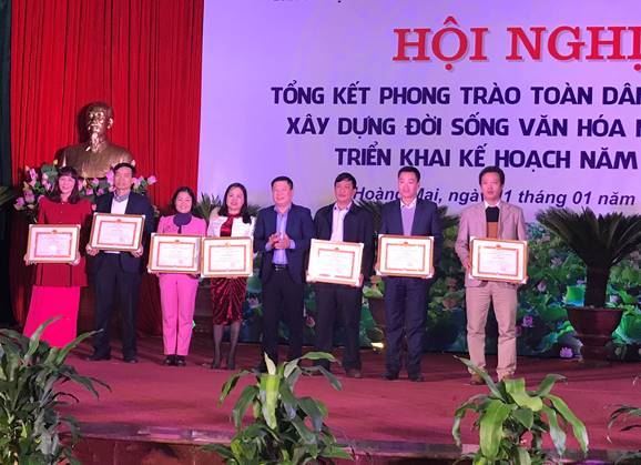 Quận Hoàng Mai tổ chức tổng kết phong trào  “Toàn dân đoàn kết xây dựng đời sống văn hóa năm 2018