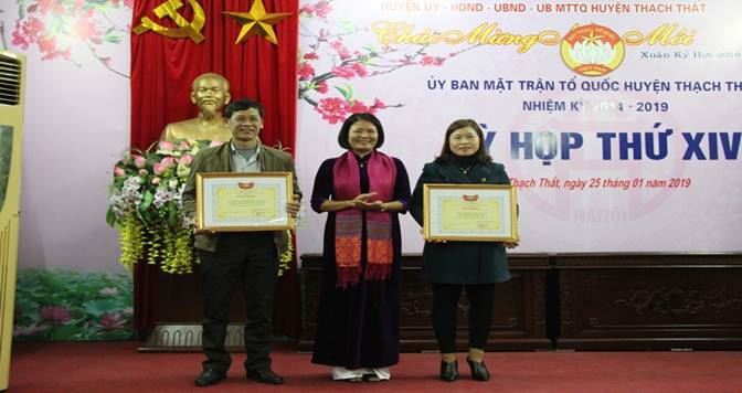 Uỷ ban MTTQ huyện Thạch Thất tổ chức kỳ họp thứ XIV, nhiệm kỳ 2014- 2019