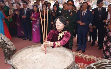 Huyện Mê Linh tổ chức Lễ kỷ niệm 1979 năm cuộc khởi nghĩa Hai Bà Trưng và khai mạc Lễ hội Đền Hai Bà Trưng Xuân Kỷ Hợi 2019.