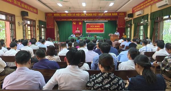 Đoàn đại biểu Quốc hội khóa XIV thành phố Hà Nội tiếp xúc với cử tri huyện Đông Anh trước kỳ họp thứ 7
