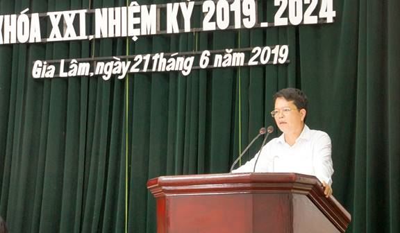 Hội nghị lần thứ 2 Ủy ban MTTQ Việt Nam huyện Gia Lâm khóa XXI,  nhiệm kỳ 2019 - 2024