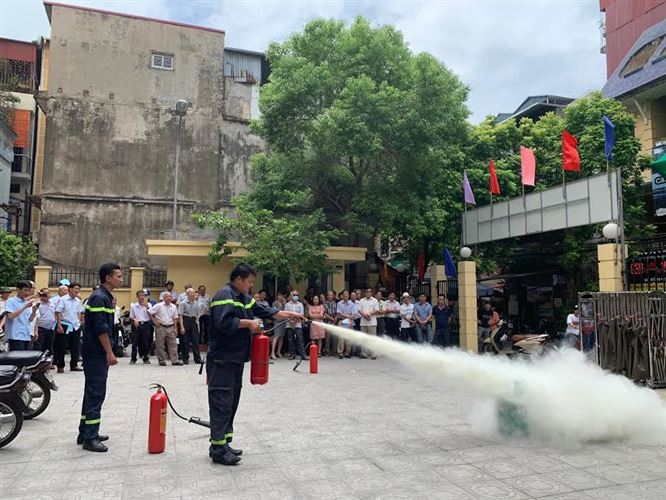 Ủy ban MTTQ Việt Nam quận Hai Bà Trưng tập huấn công tác tuyên truyền và nghiệp vụ về công tác phòng cháy chữa cháy năm 2019.