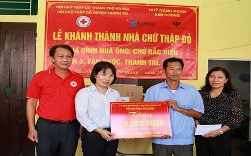 Huyện Thanh Trì khánh thành và bàn giao nhà cho hộ nghèo