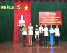 Huyện Ba Vì: Hội nghị sơ kết 03 năm thực hiện Chỉ thị 05- CT/TW ngày 15/5/2016 của Bộ chính trị gắn với kỷ niệm 50 năm thực hiện di chúc của Chủ tịch Hồ Chí Minh 