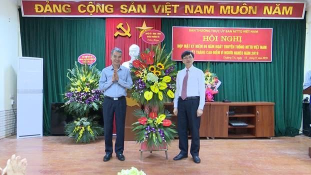 Huyện Thường Tín tổ chức hội nghị họp mặt nhân kỷ niệm 89 năm Ngày thành lập MTTQ Việt Nam 
