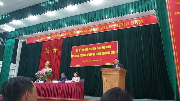 Đại biểu HĐND Thành phố Hà Nội tiếp xúc cử tri trước kỳ họp thứ 11, HĐND thành phố khoá XV