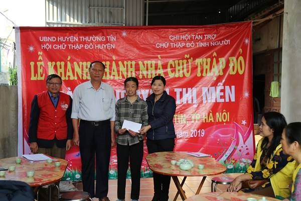 Huyện Thường Tín tổ chức Lễ khánh thành nhà Chữ Thập đỏ 