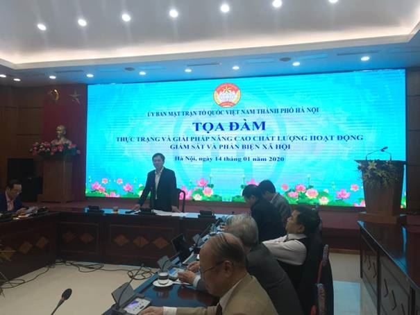 Thực trạng và giải pháp nâng cao chất lượng hoạt động giám sát và phản biện xã hội của MTTQ các cấp thành phố Hà Nội