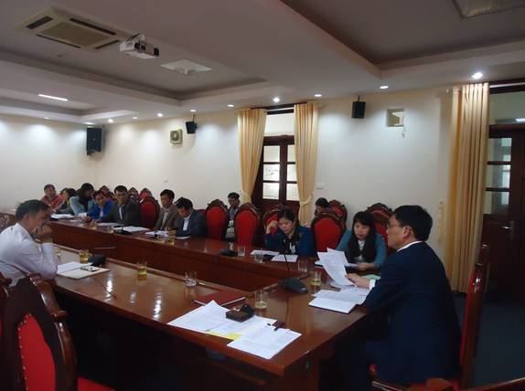Ủy ban MTTQ Việt Nam huyện Mê Linh giao ban công tác Mặt trận tháng 2 năm 2020.