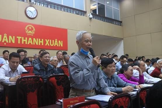 Quận Thanh Xuân tổ chức đối thoại trực tiếp giữa người đứng đầu cấp ủy, chính quyển với MTTQ và các đoàn thể Chính trị - xã hội và nhân dân 