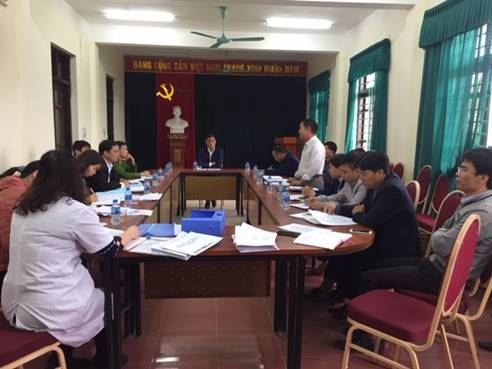Ủy ban MTTQ Việt Nam huyện Mê Linh kiểm tra công tác phòng, chống dịch Covid-19 tại các xã, thị trấn.