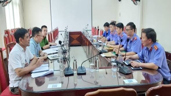 Ủy ban MTTQ Việt Nam quận Long Biên phối hợp kiểm sát việc thi hành án hình sự tại UBND phường năm 2020