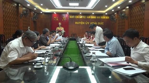 Ủy ban MTTQ Việt Nam thành phố kiểm tra việc giám sát thực hiện chính sách hỗ trợ người dân gặp khó khăn do đại dịch Covid-19 tại huyện Hoài Đức