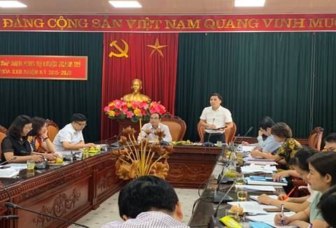 Đoàn Ủy ban MTTQ Việt Nam TP kiểm tra, giám sát thực hiện chính sách hỗ trợ người dân gặp khó khăn do đại dịch Covid-19 tại huyện Thanh Trì