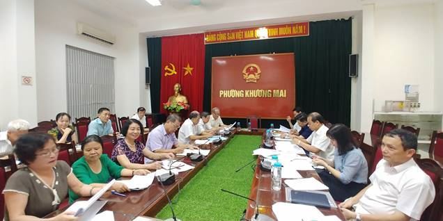 Ủy ban MTTQ Việt Nam quận Thanh Xuân kiểm tra thi đua thực hiện cuộc vận động “Toàn dân đoàn kết xây dựng nông thôn mới, đô thị văn minh” năm 2020