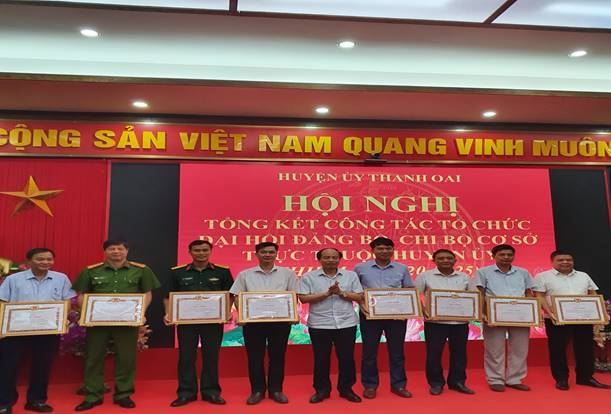 Huyện Thanh Oai tổ chức thành công Đại hội Đảng bộ cấp cơ sở nhiệm kỳ 2020-2025