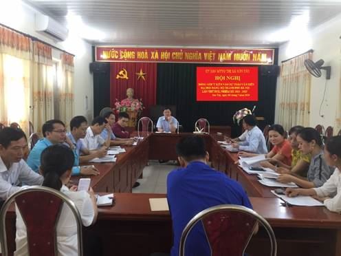 Ủy ban MTTQ Việt Nam thị xã Sơn Tây đóng góp ý kiến vào dự thảo văn kiện Đại hội Đảng bộ TP Hà Nội lần thứ XVII, nhiệm kỳ 2020-2025