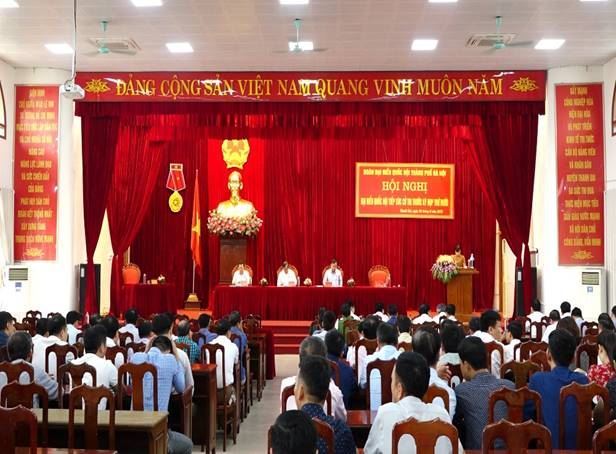 Đoàn đại biểu Quốc hội Thành phố tiếp xúc cử tri trước kỳ họp thứ 10, Quốc hội khóa XIV tại huyện Thanh Oai